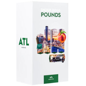 SNOOP DOGG POUNDS- ATL WATER PIPE- BLACK (ATLW)