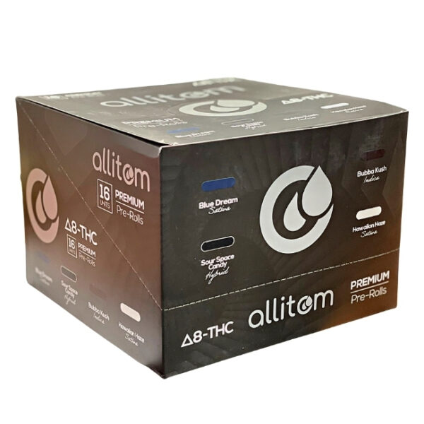 ALLITOM DELTA 8 PRE-ROLL JOINT 16CT/DISPLAY