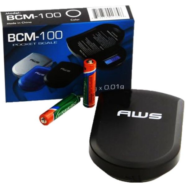 AWS BCM-100 POCKET SCAlE (BLUE) (100 X 0.01G)