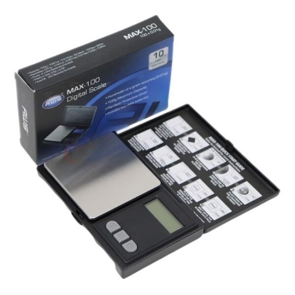 AWS MAX 100 DIGITAL SCALE (100 x 0.01g)