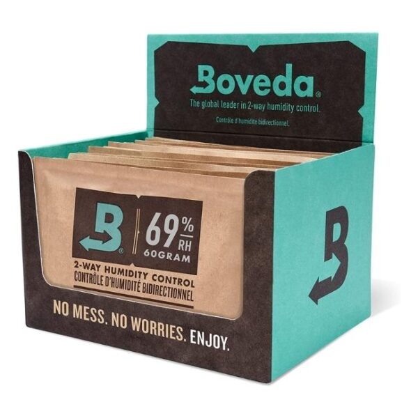 BOVEDA 69% HUMIDITY CONTROL 60 GRAMS 12CT/BOX