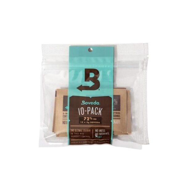 BOVEDA 72% HUMIDITY CONTROL 8 GRAMS 100CT/BOX