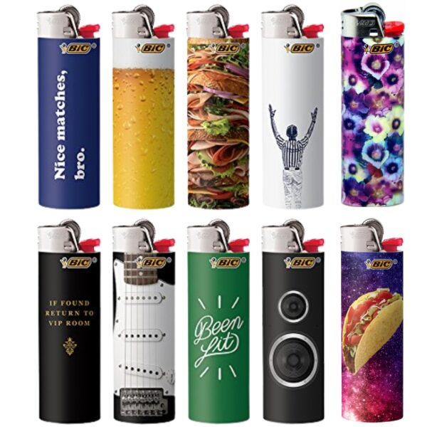 BIC LIGHTER ASSORTED DESIGN 50CT/ DISPLAY