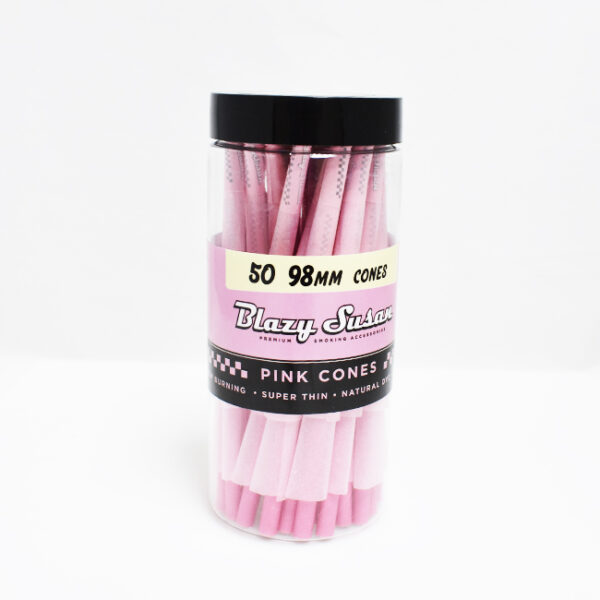 BLAZY SUSAN PINK CONES 98MM 50CT/BOX