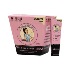 BLAZY SUSAN PINK PRE ROLLED 53MM SHORTY CONES 21CT/BOX