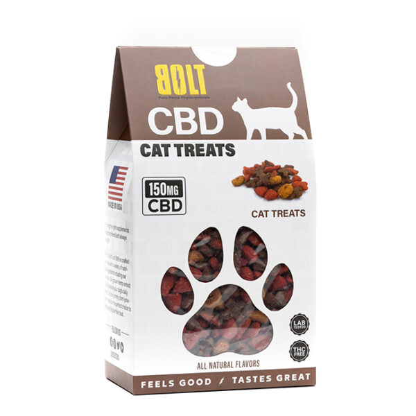 BOLT CBD CAT TREATS 150MG  (NATURAL)