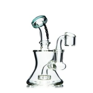 BOSS GLASS 5 INCH BEND SHOWERHEAD WATER PIPE