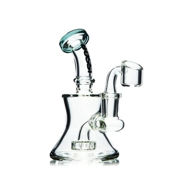 BOSS GLASS 5 INCH BEND SHOWERHEAD WATER PIPE
