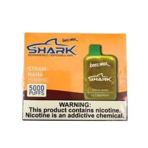 BEEZ WAX SHARK 5% NIC 5K PUFFS (140ML) DISPO 10CT/BOX