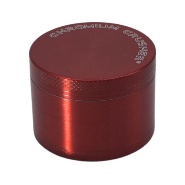 CHROMIUM CRUSHER ALLOY FLAT 4 PARTS 55MM COLOR GRINDER SINGLE