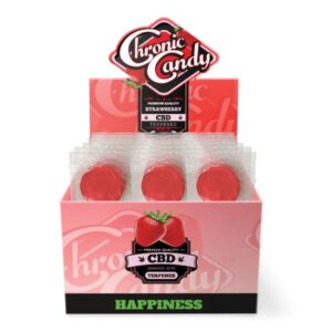 CHRONIC CANDY CBD LOLLIPOPS (600MG) PER BOX 50CT
