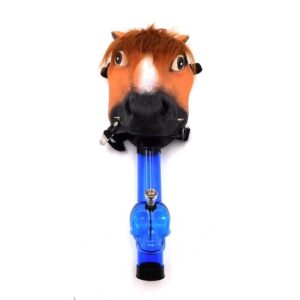 CHARACTER DESIGN SILICONE GAS MASK WATER PIPE
