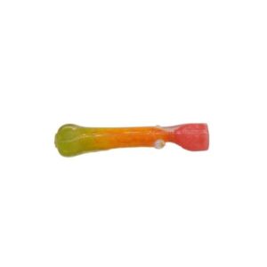 3" FRIT RASTA DESIGN CHILLUM