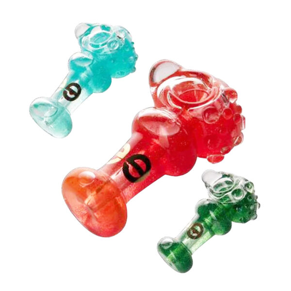 CHEECH 3" GLYCERINE SPOON HAND PIPE ASSORTED (CHPIPE3F)