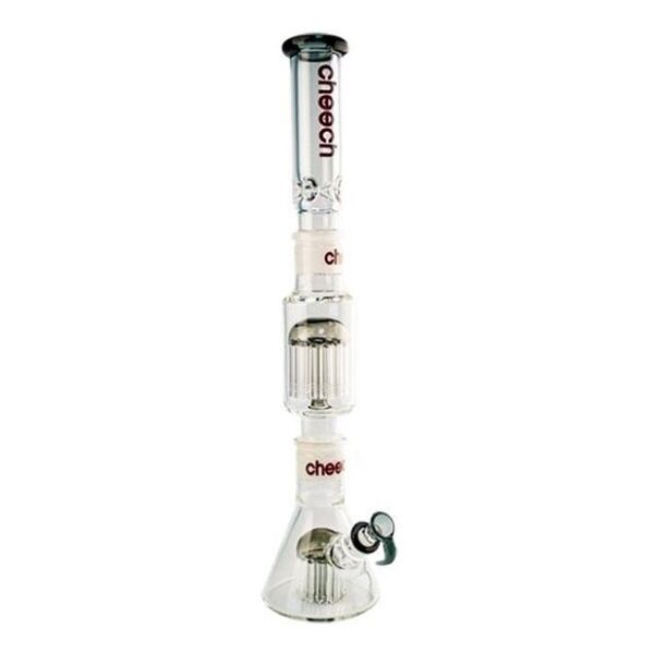 CHEECH GLASS 22" 3 PIECE WATER TUBE WITH 2 RAINTREE PERC SECTIONS