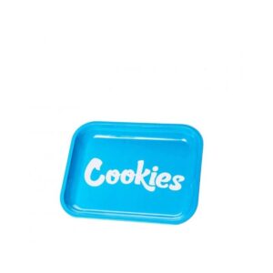 COOKIES ROLLING SMALL METAL TRAY (BLUE)