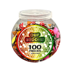 CLIP BUDDIES ASSORTED DESIGN 100 CT / JAR
