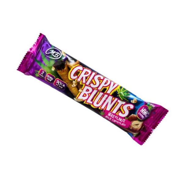 CRISPY HHC 100MG BLUNTS 10CT/BOX  (HAZELNUT MILK CHOCOLATE)