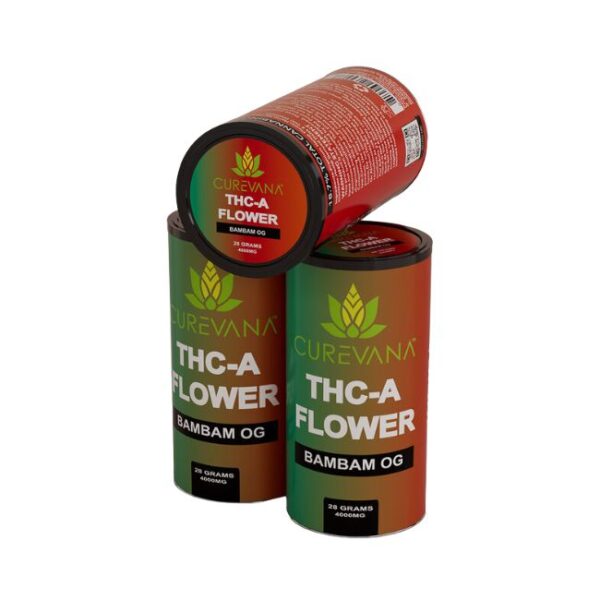 CUREVANA THC-A FLOWER - 28 GRAMS JAR