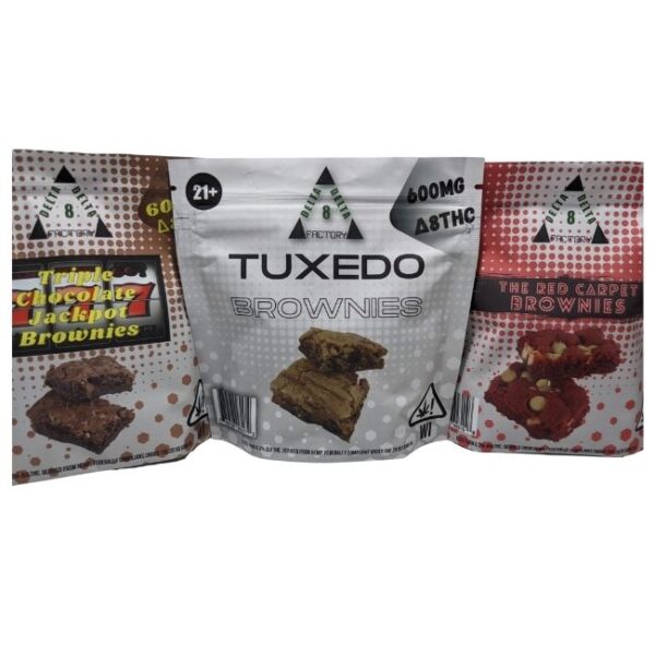 DELTA 8 FACTORY BROWNIES 600MG (ASSORTED)