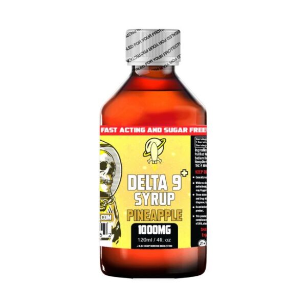 D8FLIGHT HIGH DOSE DELTA 9 + THC-P + D8 1000MG 120ML 4OZ SYRUP BOTTLE