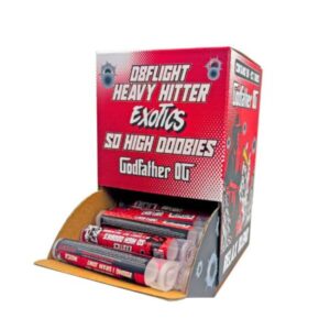D8FLIGHT EXOTICS SO HIGH DOOBIES D9 + 11 HYDROXY + THCP + THCA DIAMONDS 1GM JOINTS 50CT/ BOX
