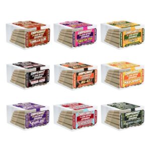 D8FLIGHT DOOBIES D9 + 11HYDROXY + THCP + THCA DIAMONDS 1GM JOINTS 50CT JAR