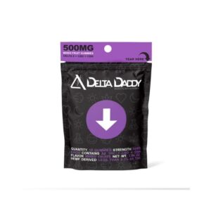 DELTA DADDY DOWN D8+CBD+CBN GUMMIES 10CT/BAG (MIXED FRUIT)