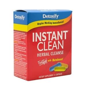 DETOXIFY INSTANT CLEAN HERBAL CLEANSE 3 CAPSULES