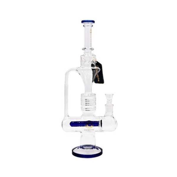 DRAGON GLASS 17" HIGH QUALITY WATER PIPE WITH ASH CATCHER