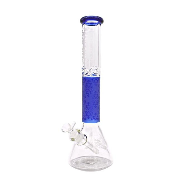 DRAGON GLASS 14" BEAKER GLASS WATER PIPE