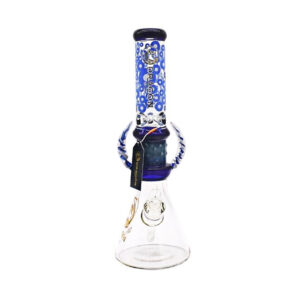 DRAGON GLASS 16" HIGH QUALITY BEAKER GLASS WATER PIPE