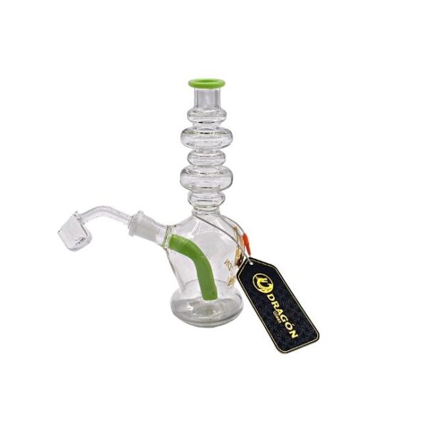 DRAGON GLASS 6" WATER PIPE