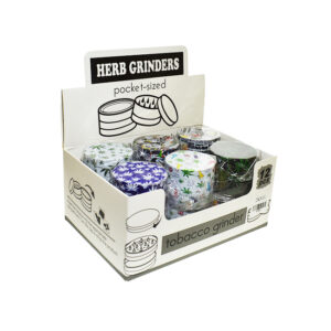 ALLUMINIUM METAL 3 Part 50MM  GRINDER ASSORTED DESIGNS