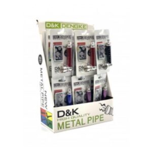 D & K 3" METAL PIPE WITH SCREEN MIX DESIGN 24CT/ BOX