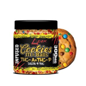 DELTAPEX THC-A +THC-P+D9 COOKIES 300MG/JAR