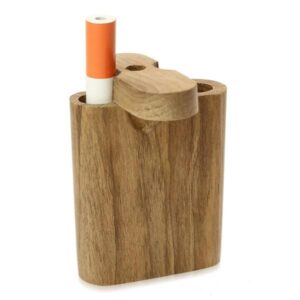 NATURAL WOODEN DUGOUT WITH ONE HITTER (DUGSH01)