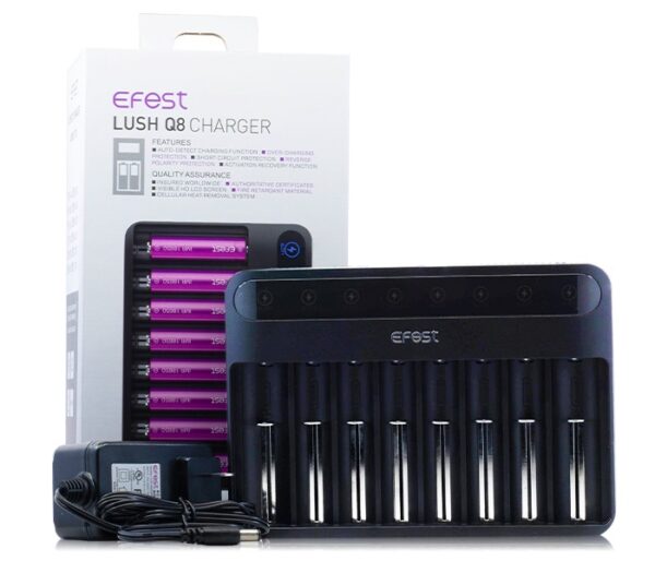 EFEST LUSH Q8 BATTERY CHARGER