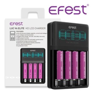 EFEST LUC V4 ELITE HD LCD BATTERY CHARGER