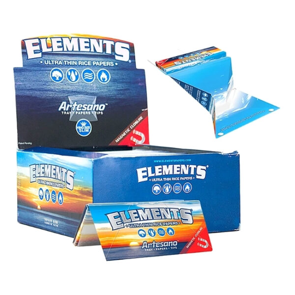 ELEMENTS ARTESANO KING SIZE PAPERS WITH TIPS 15PACKS PER BOX