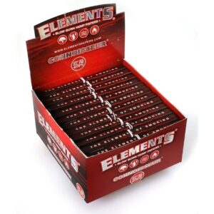 ELEMENTS RED CONNOISSEUR  KING SIZE SLIM + TIPS 24 PACKS PER BOX