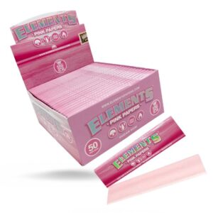 ELEMENTS PINK KING SIZE SLIM PAPERS 50CT/ BOX