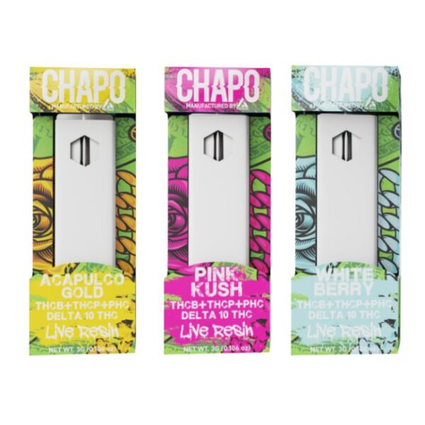 EXTRAX CHAPO LIVE RESIN 3G DISPOSABLE 6CT/BOX