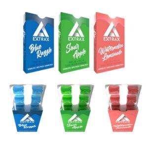 EXTRAX D9 THC +THC-H +THC-JD +THC-P + D8 THC LIVE RESIN 1250MG GUMMIES 10CT/ BOX