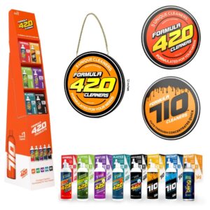 FORMULA 420 25TH ANNIVERSARY PACKAGE (12OZ X 16 BOT..16OZ X 24 BOT..LED SIGN,TIN SIGN,T-SHIRTS/INFLATABLES)