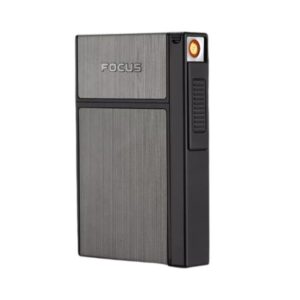 FOCUS METAL PLASTIC PROTECTIVE SLIM CIGARETTE CASE