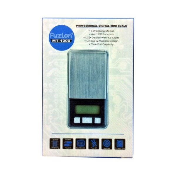 FUZION MT-1000 PROFESSIONAL DIGITAL MINI SCALE (1000 X 0.1GM)