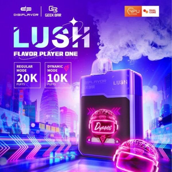 GEEK BAR DIGIFLAVOR LUSH 20K PUFFS (90ML) DISPOSABLE VAPE 5CT/BOX