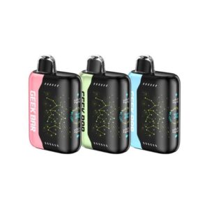 GEEK BAR PULSE X 5% DISPOSABLE (90ML) REG MODE-25K PULSE MODE-15K PUFFS 5CT/BOX