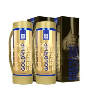 GOLD WHIP GOLD EDITION MAXI N2O 2KG / 3.3L TANK CHARGERS 2CT/ BOX